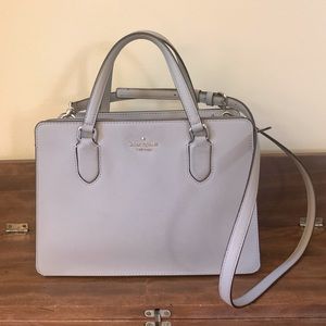 Kate Spade Tippy Small purse in Gray.